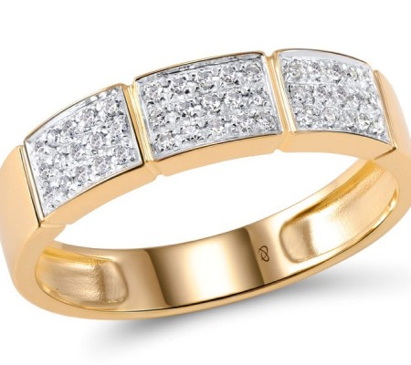 14KRW Ring Diamond (R304378DIA14KRW) - US 6.5