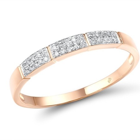 14KRW Ring Diamond (R304379DIA14KRW) - US 6.5