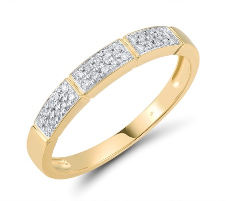 14KYW Ring Diamond (R304379DIA14KYW) - US 6