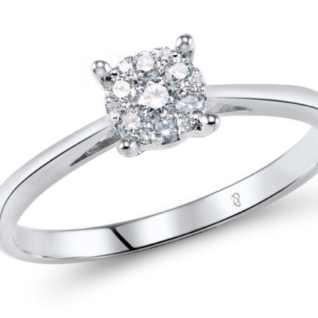 14KW Ring Diamond (R304387DIA14KW) - US 6.5