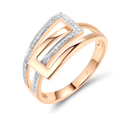 14KRW Ring Diamond (R304396DIA14KRW) - US 6.5