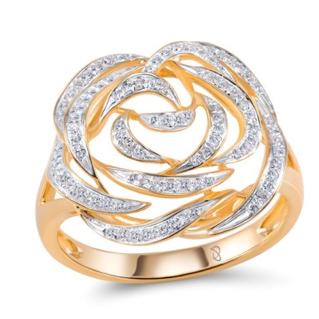 14KRW Ring Diamond (R304404DIA14KRW) - US 6