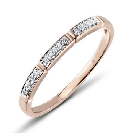 14KRW Ring Diamond (R304405DIA14KRW) - US 6.5