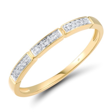 14KYW Ring Diamond (R304405DIA14KYW) - US 6