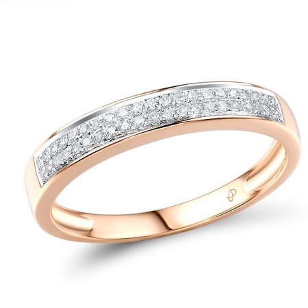 14KRW Ring Diamond (R304406DIA14KRW) - US 7