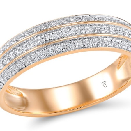 14KRW Ring Diamond (R304417DIA14KRW) - US 7