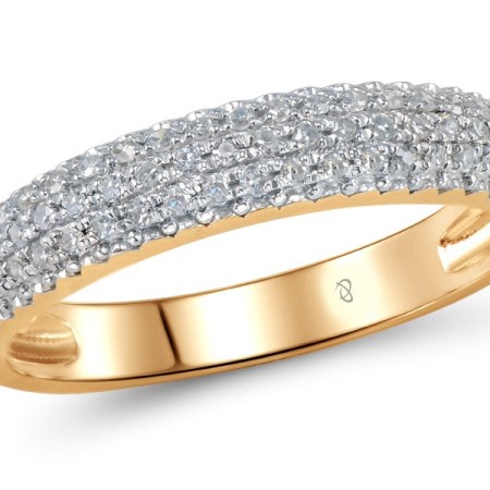 14KRW Ring Diamond (R304422DIA14KRW) - US 5.25