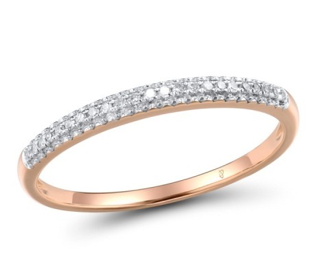 14KRW Ring Diamond (R304427DIA14KRW) - US 7