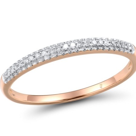 14KRW Ring Diamond (R304427DIA14KRW) - US 7