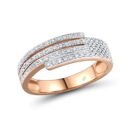 14KRW Ring Diamond (R304428DIA14KRW) - US 8