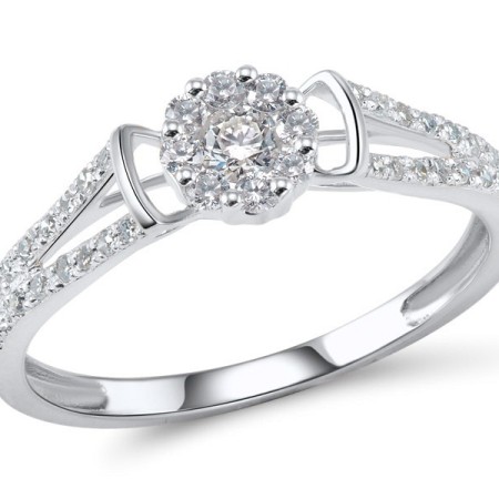 Sterling Silver Ring White Cubic Zirconia (R304429WCZSL925)