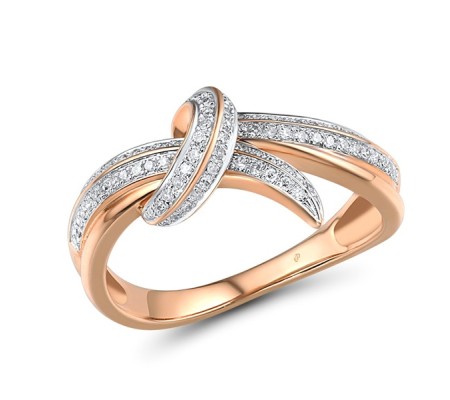 14KRW Ring Diamond (R304556DIA14KRW) - US 6.5