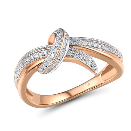 14KRW Ring Diamond (R304556DIA14KRW) - US 6.5