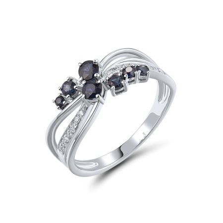 14KW  Blue Sapphire Ring  (R304697SAP14KW)