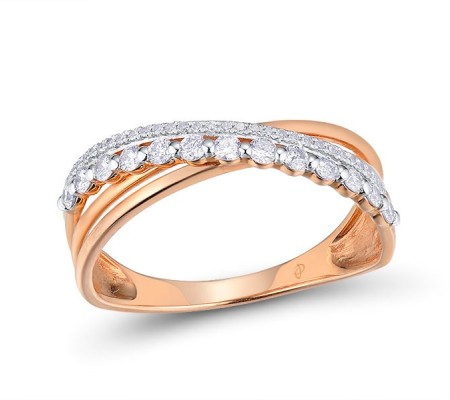 14KRW Ring Diamond (R304797DIA14KRW) - US 5.5
