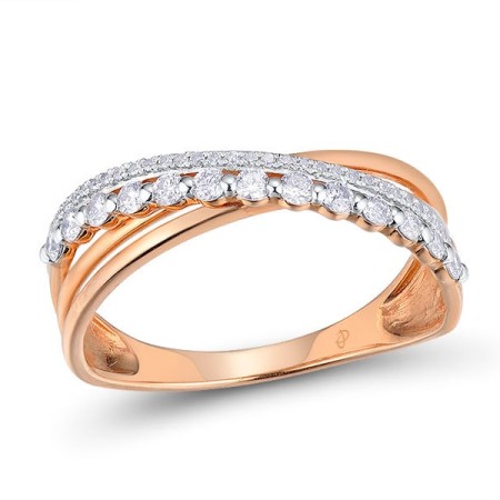 14KRW Ring Diamond (R304797DIA14KRW) - US 5.5