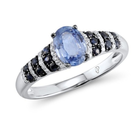 14KWB Ring Blue Sapphire,Ceylon Sapphire,Diamond (R304847CSS14KWB)