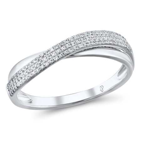 Sterling Silver Ring White Cubic Zirconia (R304874WCZSL925)