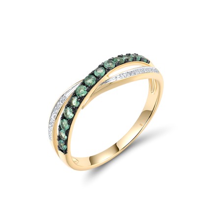 14KYWB Ring Emerald,Diamond (R304883EMR14KYWB)