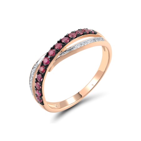 14KRWB Ring Diamond,Ruby (R304883RUY14KRWB)