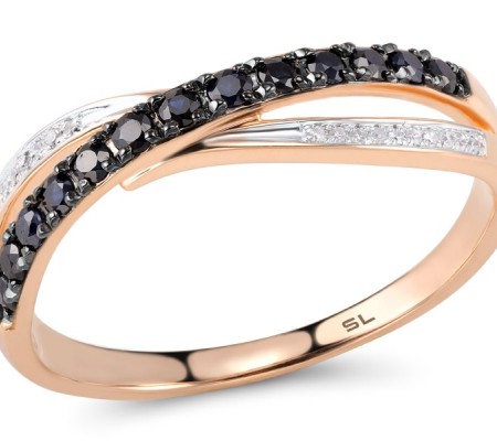 14KRWB Ring Diamond,Blue Sapphire (R304883SAP14KRWB)