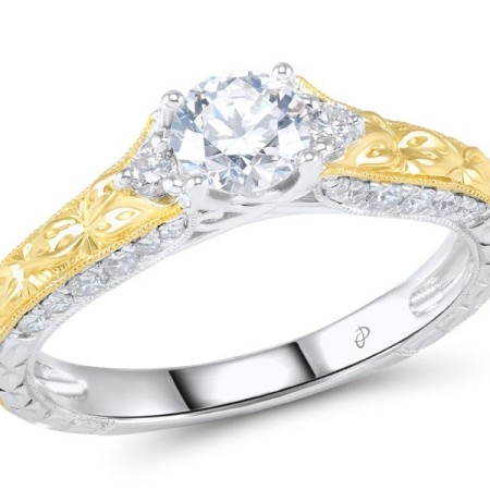 14KYW Ring Diamond,White Cubic Zirconia (R304937DIZ14KYW)