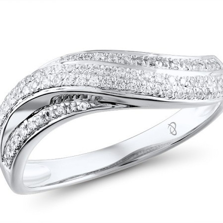 Sterling Silver Ring White Cubic Zirconia (R304984WCZSL925)