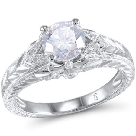 Sterling Silver Ring White Cubic Zirconia (R305134WCZSL925)