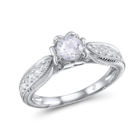 Sterling Silver Ring White Cubic Zirconia (R305179WCZSL925)