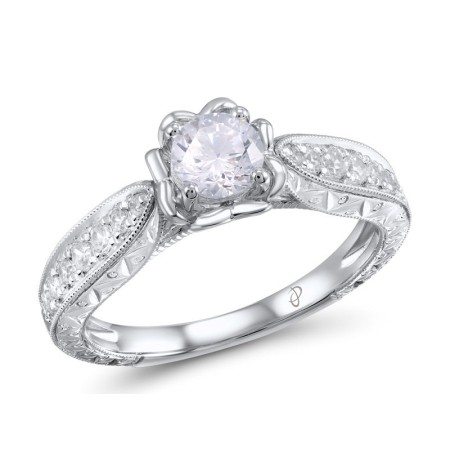 Sterling Silver Ring White Cubic Zirconia (R305180WCZSL925)