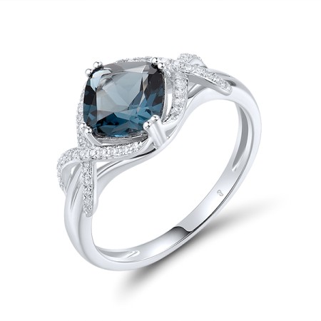 14KW  London Blue Topaz Ring (R305305LDB14KW)