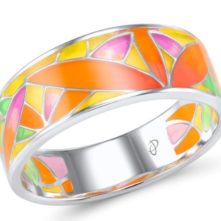 Sterling Silver Ring Enamel (R305572ENA1SL925)