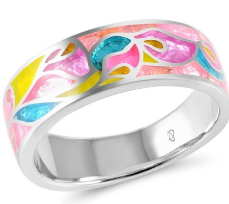 Sterling Silver Ring Enamel (R305584ENA1SL925)