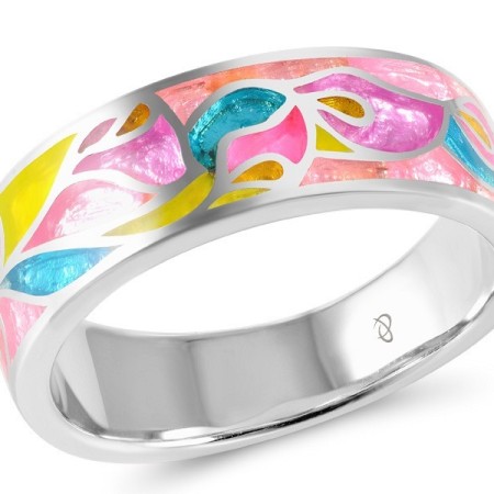Sterling Silver Ring Enamel (R305584ENA1SL925)