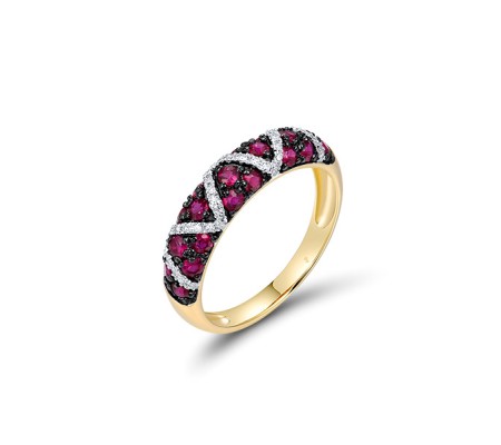 14KYWB  Ruby Ring(R305598RUY14KYWB)
