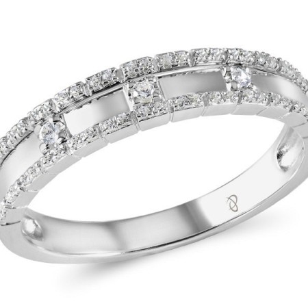 Sterling Silver Ring White Cubic Zirconia (R306028WCZSL925)