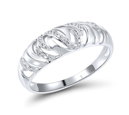 14KW Ring Diamond (R306128DIA14KW) - US 6