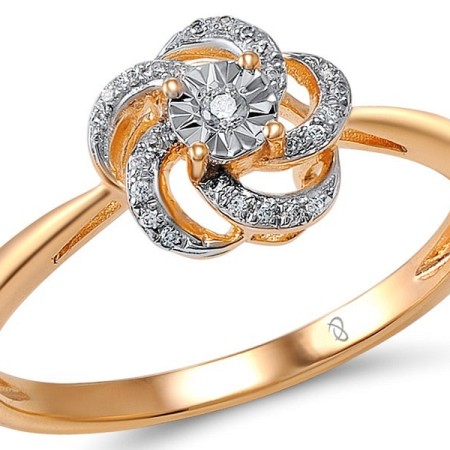 14RTT Ring Diamond (R306218DIA14RTT) - US 6