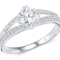 Sterling Silver Ring White Cubic Zirconia (R306601WCZSL925) - US 6