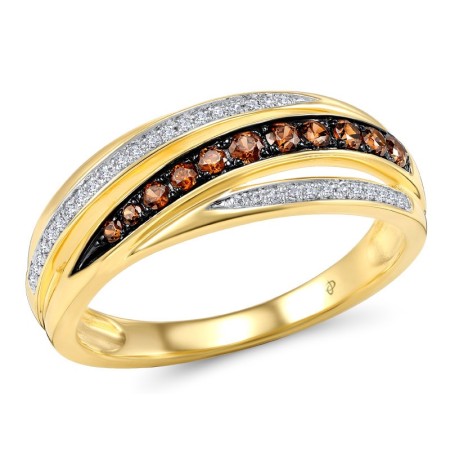 14KYWB Ring Brown Diamond,Diamond (R306709BRW14KYWB)