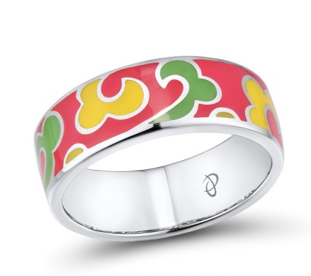 Sterling Silver Ring Enamel (R306997ENA2SL925)