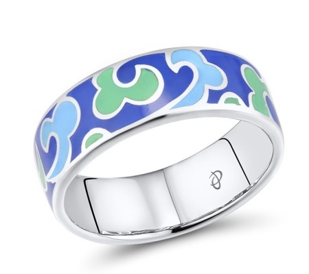 Sterling Silver Ring Enamel (R306997ENA3SL925)