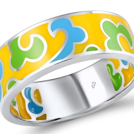 Sterling Silver Ring Enamel (R306997ENASL925)