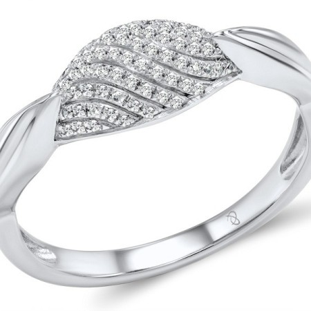 Sterling Silver Ring White Cubic Zirconia (R307360WCZSL925)