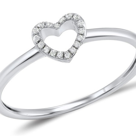 Sterling Silver Ring White Cubic Zirconia (R307468WCZSL925)