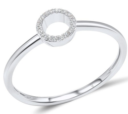 Sterling Silver Ring White Cubic Zirconia (R307470WCZSL925)