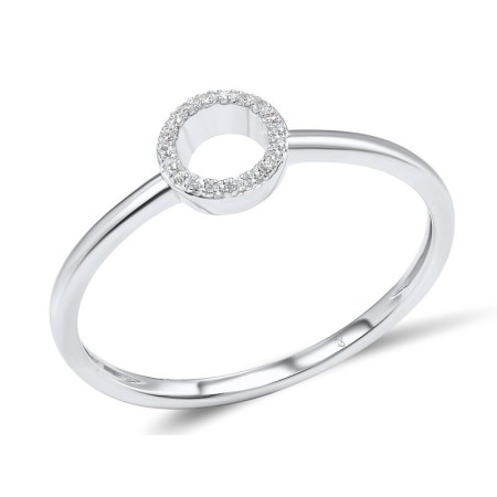 Sterling Silver Ring White Cubic Zirconia (R307470WCZSL925)