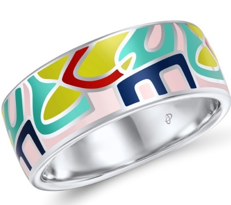 Sterling Silver Ring Enamel (R307639ENA1SL925)
