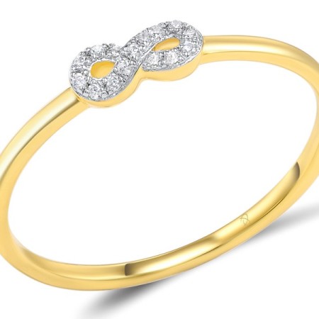 14KYW Ring Diamond (R307725DIA14KYW) - US 6