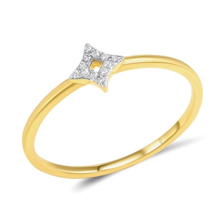 14KYW Ring Diamond (R307726DIA14KYW) - US 7